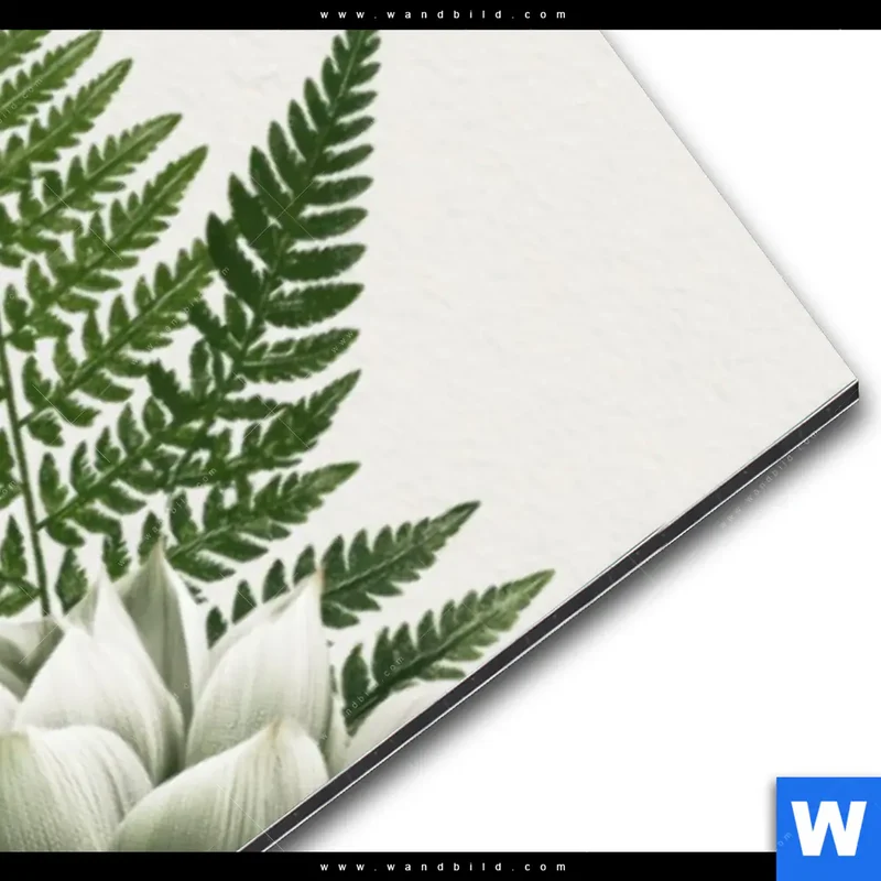 Alu-Dibond Bild | Buddha zwischen Lotusblüten | Panorama