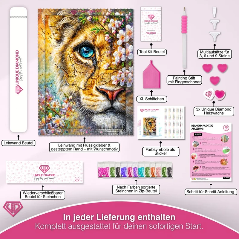 5D Diamond Painting – Wild Bloom Spirit