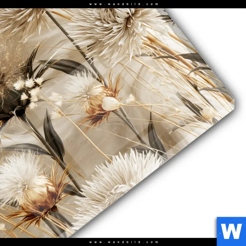 Acrylglasbild | Wildblumen | Quadrat
