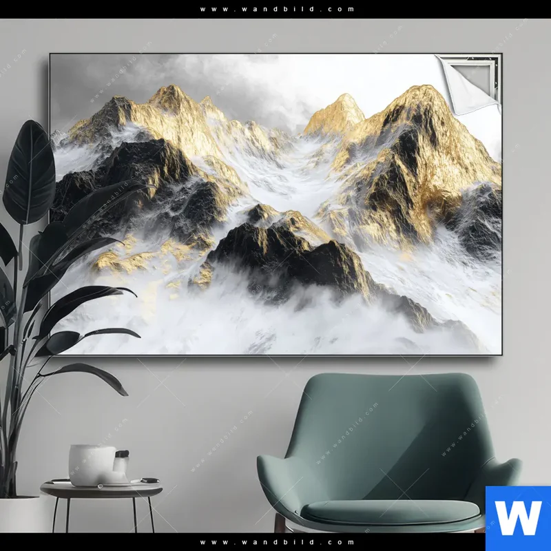 Spannbild | Stille der goldenen Berge | Querformat