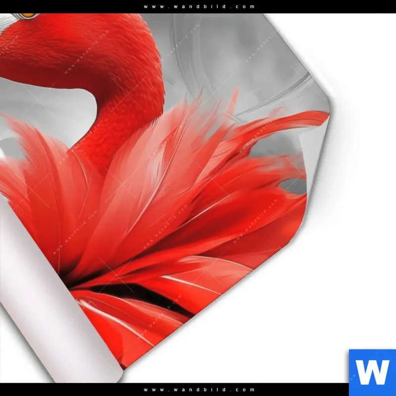 Poster | Roter Flamingo | Hochformat