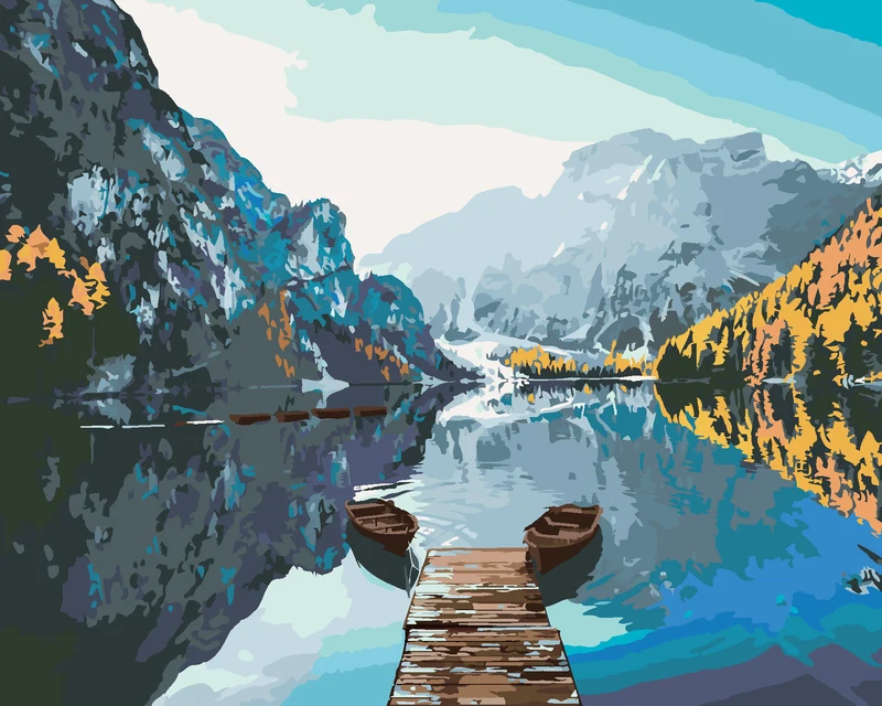 Diamond painting - BOOTE AUF DEM BRAIESSEE