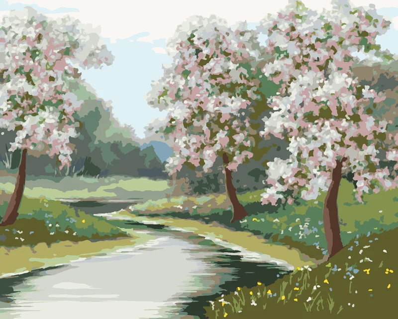 Diamond painting - FRÜHLINGSSTIMMUNG IM WALD