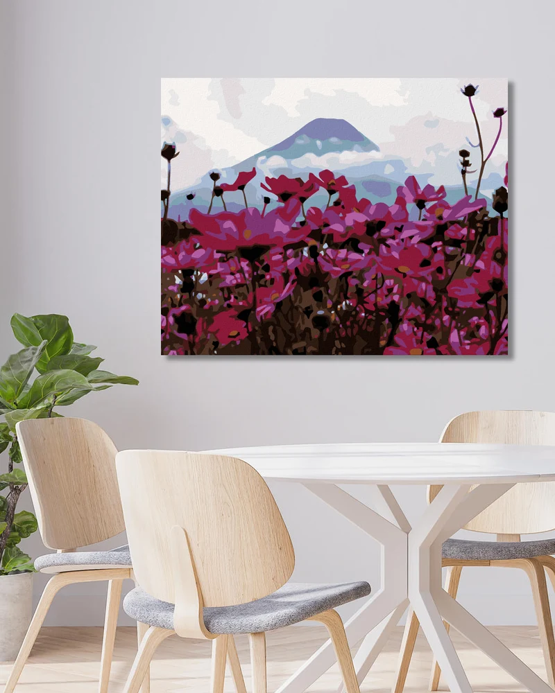 Diamond painting - WILDBLUMEN IN DEN BERGEN