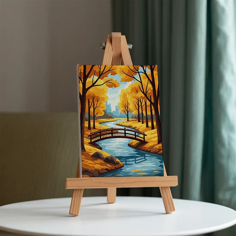 Malen nach Zahlen – 6 Mini-Gemälde - Herfstgloed-serie