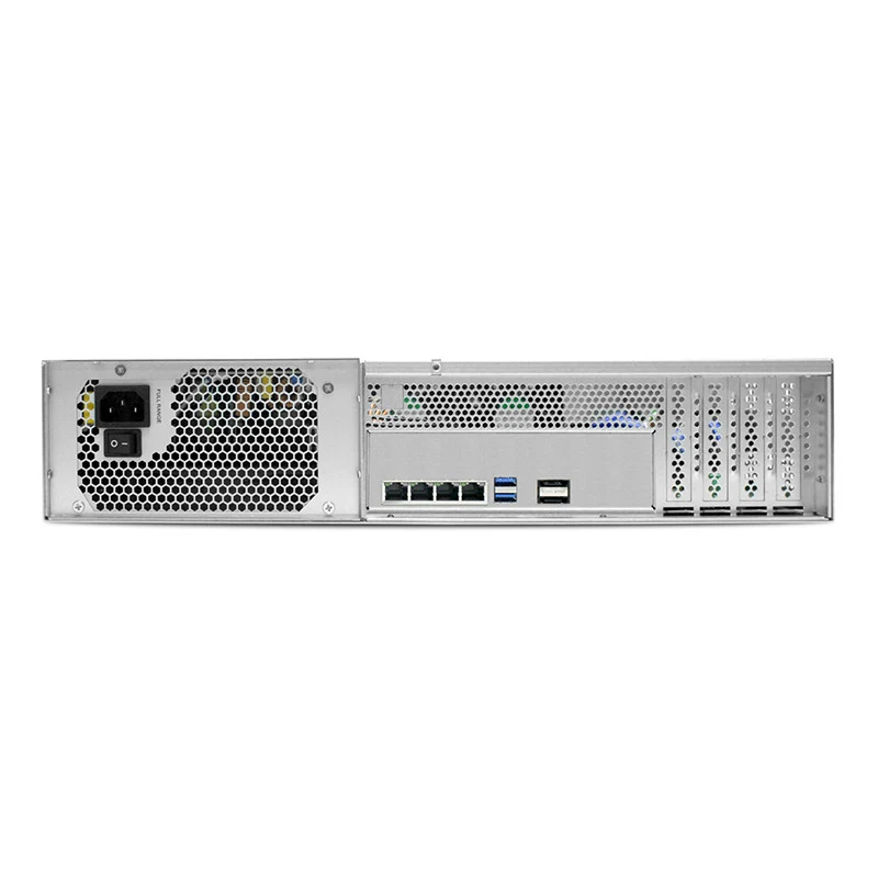 AIC 2U Rugged Short Chassis 1 x 5.25" + 1 x 3.5" External + 3 x 3.5" Internal (4 Low Profile)