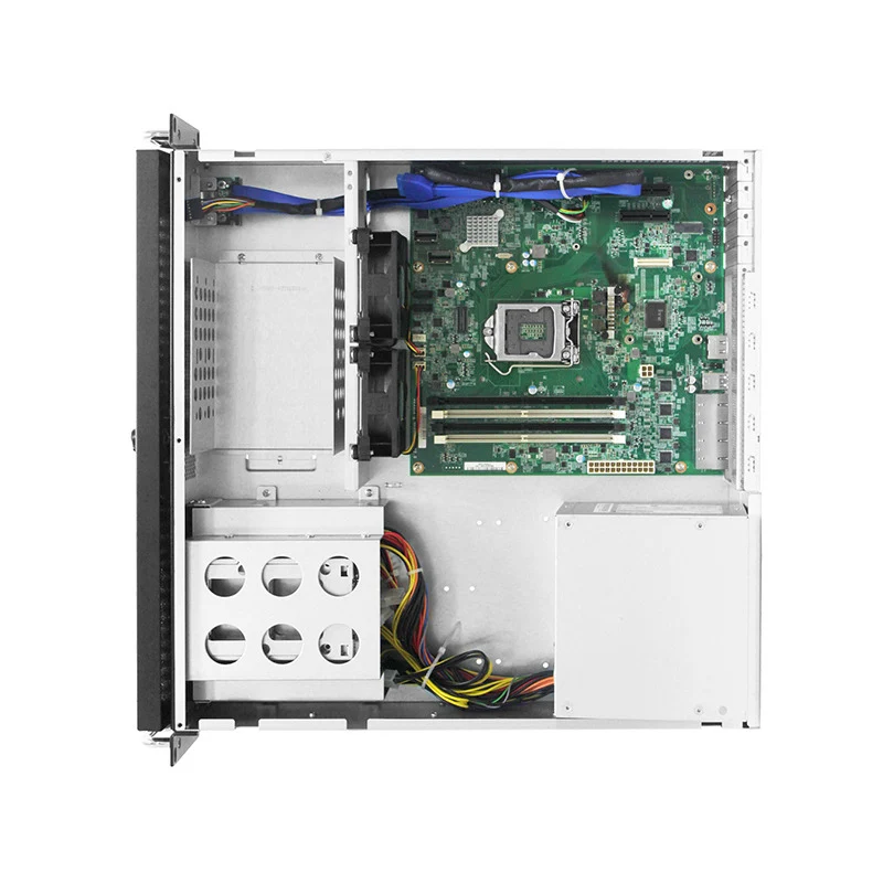 AIC 2U Rugged Short Chassis 1 x 5.25" + 1 x 3.5" External + 3 x 3.5" Internal (4 Low Profile)