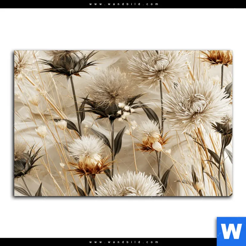 Alu-Dibond Bild | Wildblumen | Querformat