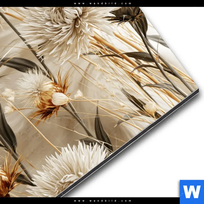 Alu-Dibond Bild | Wildblumen | Querformat
