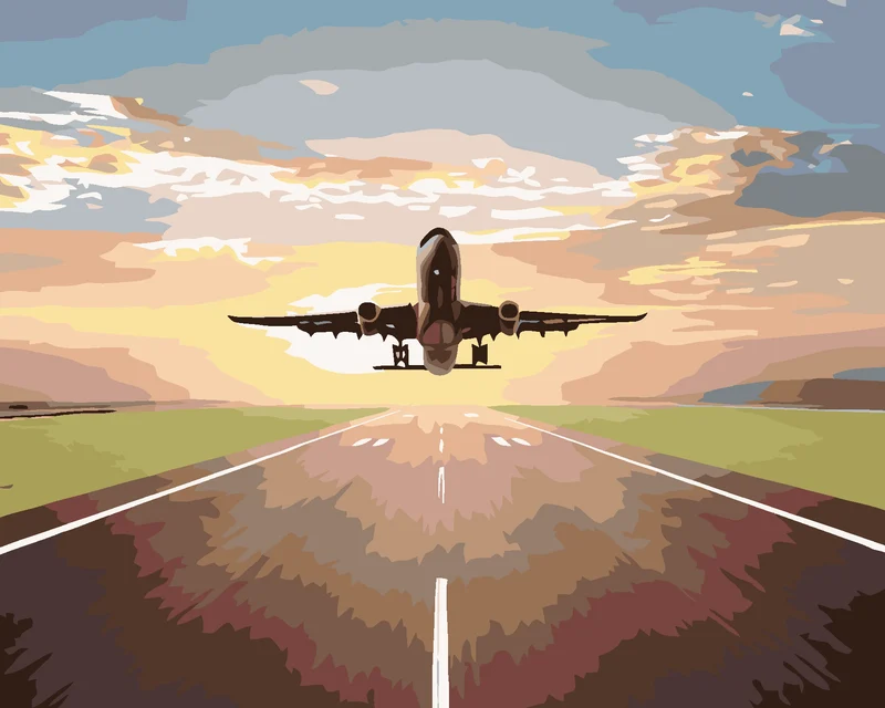 Diamond painting - WIR FLIEGEN