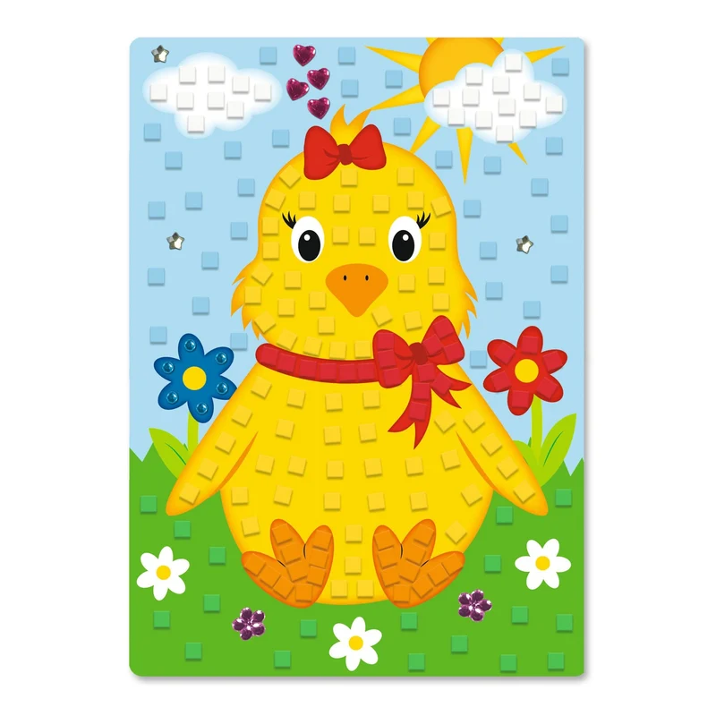 Moosgummi Mosaik "Küken"