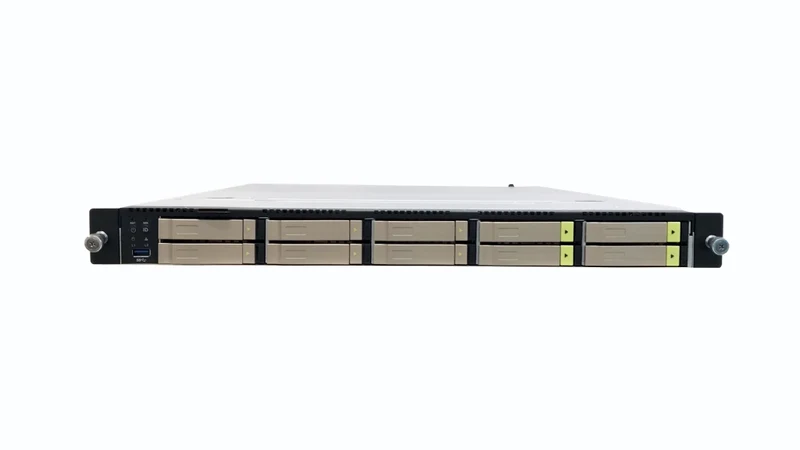 In-Win IW-RS110-07 - 1U Server Chassis with 10x 2.5" SATA/SAS/NVMe Hot-Swap Bays - Includes 750W CRPS Redundant PSU and Rail Kit