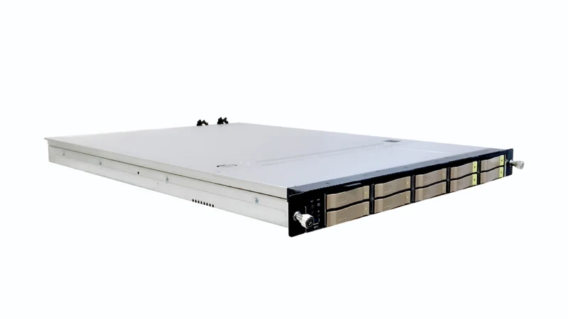 In-Win IW-RS110-07 - 1U Server Chassis with 10x 2.5" SATA/SAS/NVMe Hot-Swap Bays - Includes 750W CRPS Redundant PSU and Rail Kit