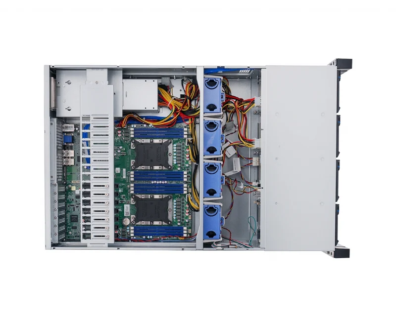 Chenbro RM41824 CRPS - 4U Rackmount Chassis w/ 24x Hot-Swap Bays & 1200W Redundant PSU