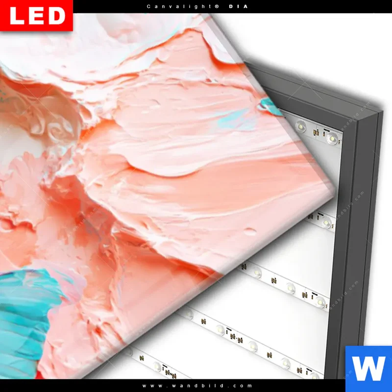 Wechselmotiv Acrylglas Canvalight® DIA | Schmetterlingszauber | Schmal