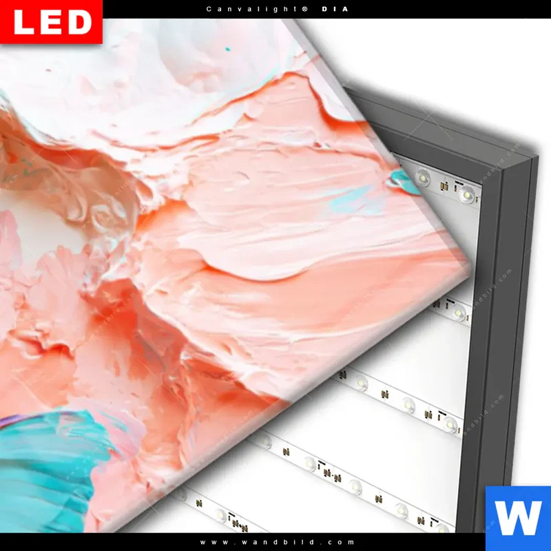 Wechselmotiv Acrylglas Canvalight® DIA | Schmetterlingszauber | Panorama