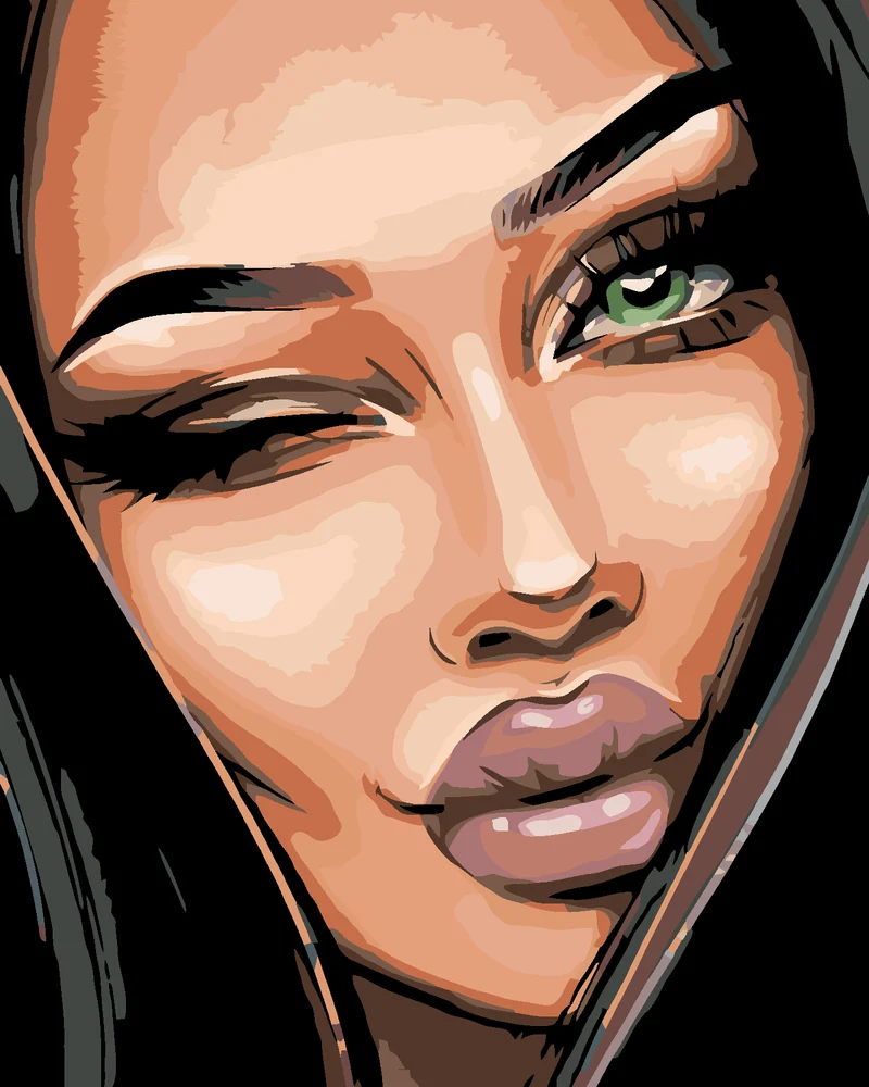 Diamond painting - ZWINKERN
