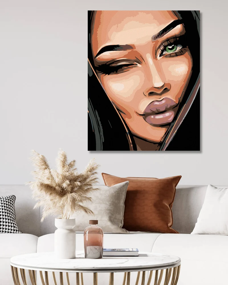 Diamond painting - ZWINKERN
