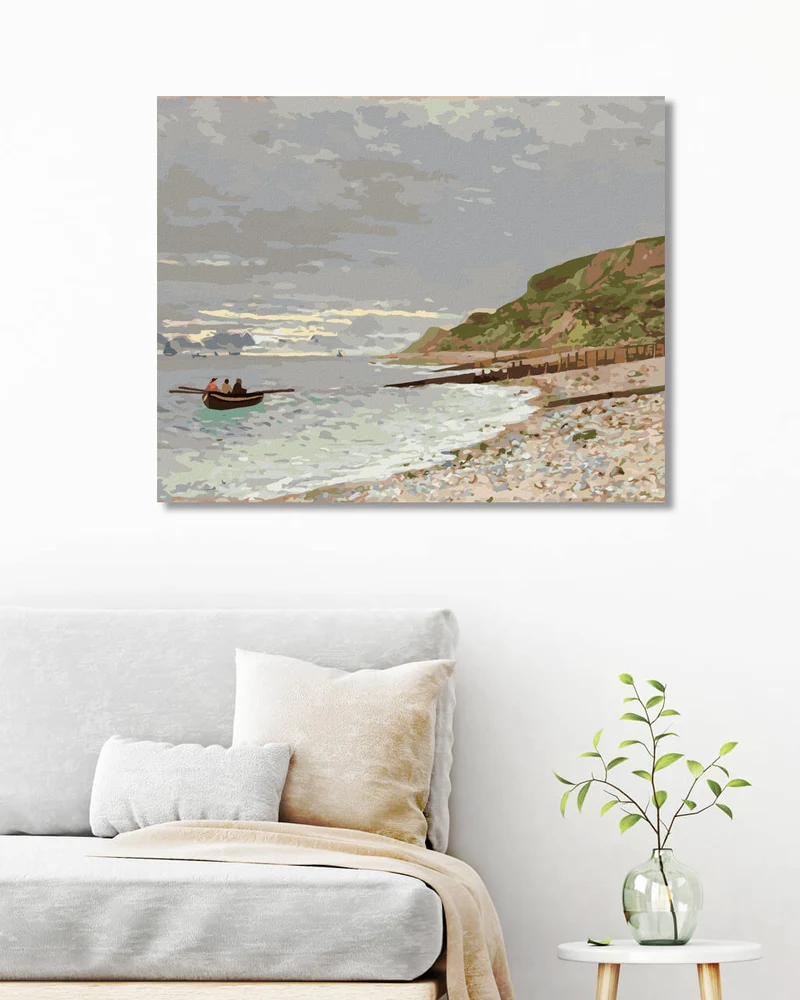 Diamond painting - LA POINTE DE LA HÈVE, SAINTE-ADRESSE (CLAUDE MONET)
