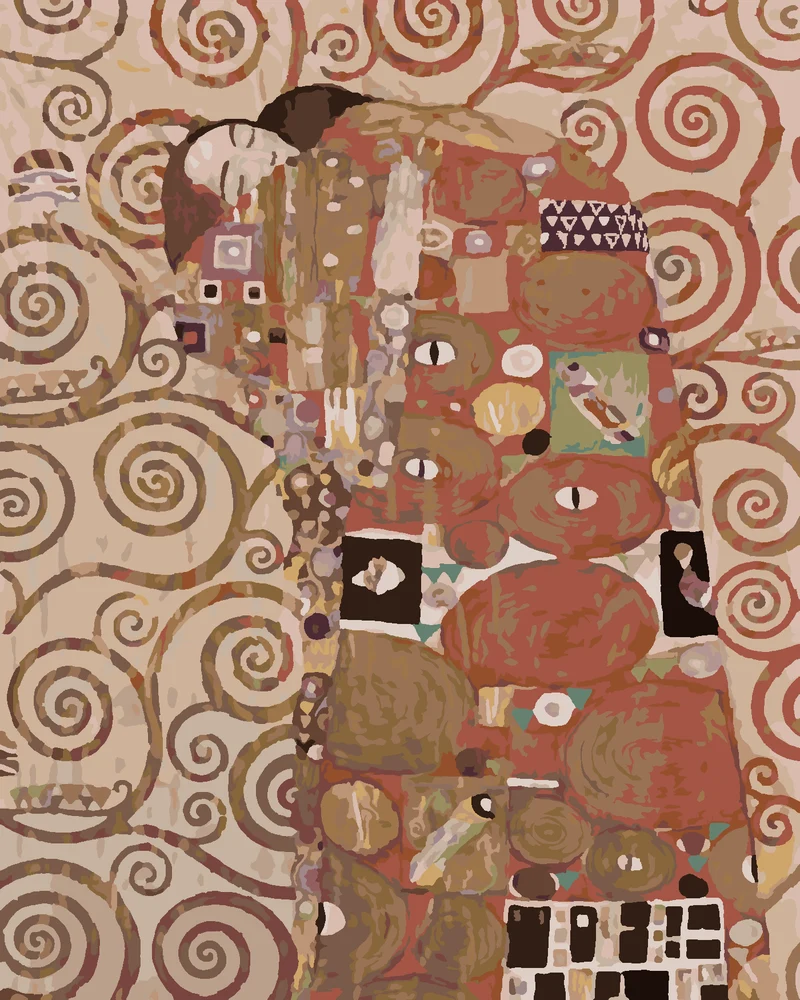 Diamond painting - DIE UMARMUNG (G. KLIMT)