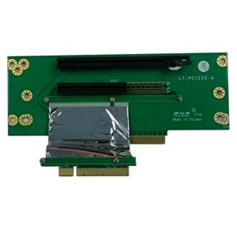 AIC 2U PCIe Gen3 1 x 16x (Fixed) + 1 x 8x ( 7cm Ribbon) riser card