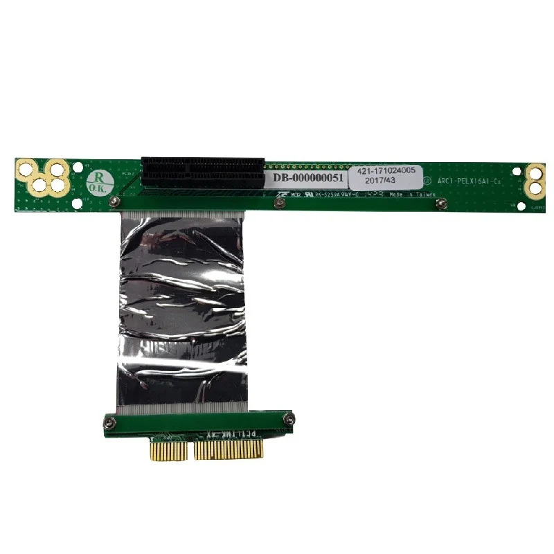 AIC 1U AIC PCIe x 4 Ribbon riser card
