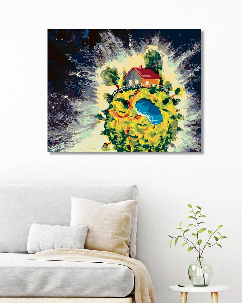 Diamond painting - DER KLEINE PRINZ UND SEIN PLANET