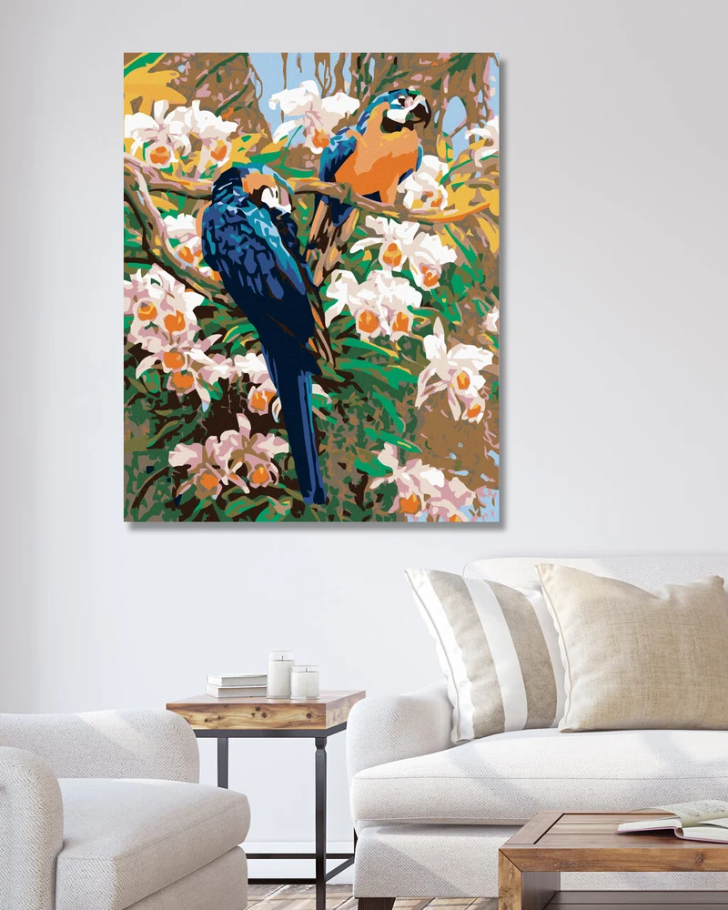 Diamond painting - PAPAGEIEN II