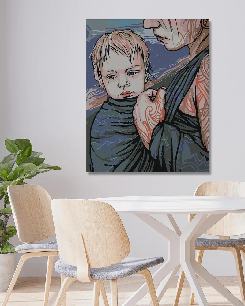 Diamond painting - MUTTER MIT SOHN