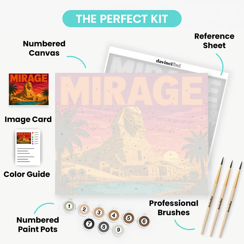 Mirage - Paint by Numbers Kit