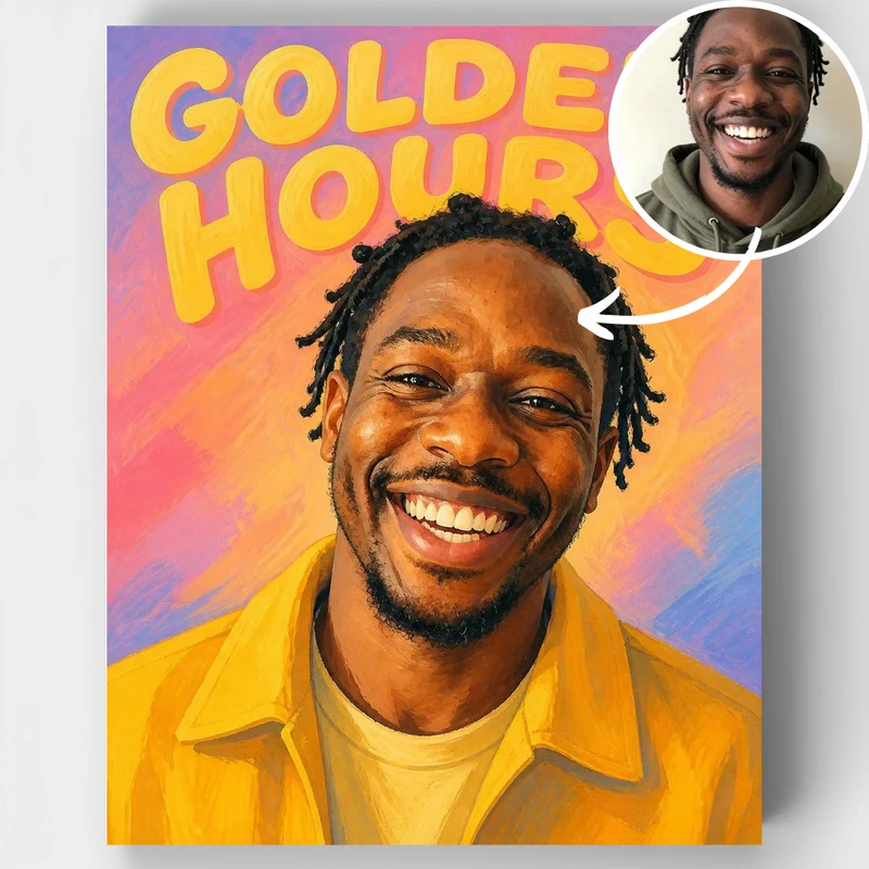 Pop Album Cover - Custom Paint by Numbers Kit