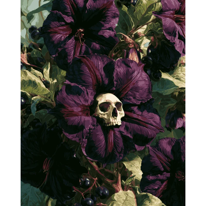 Gotische Nachtschattenblüte