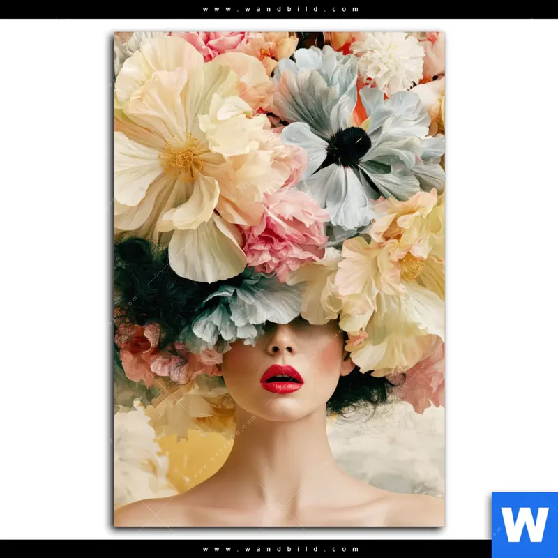 Poster | Florale Diva | Hochformat