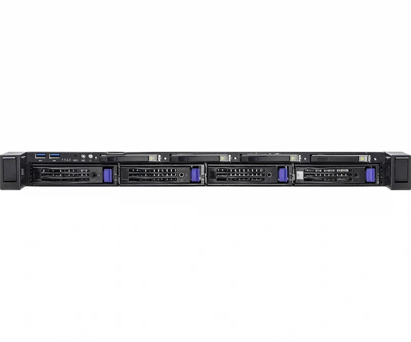 ASRock Rack 1U4L4E-EGS/2T 1U Rackmount Server Barebone - Supports Single 4th Gen Intel Xeon Scalable CPU - 4x 3.5" & 4x 2.5" Hot-Swap - Dual PSU