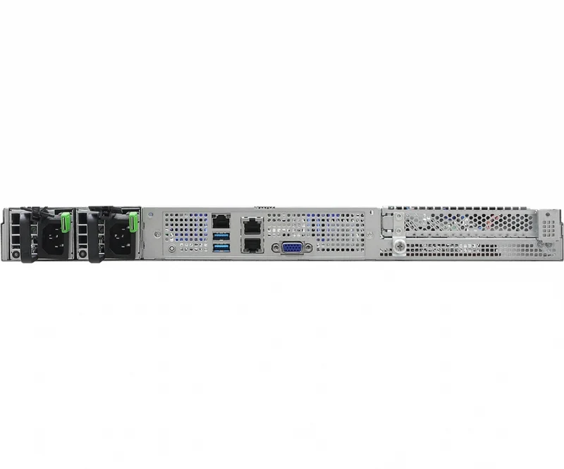 ASRock Rack 1U4L4E-EGS/2T 1U Rackmount Server Barebone - Supports Single 4th Gen Intel Xeon Scalable CPU - 4x 3.5" & 4x 2.5" Hot-Swap - Dual PSU