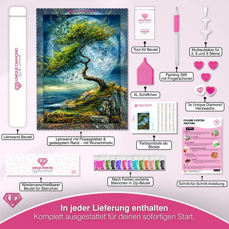 5D Diamond Painting – Lunara