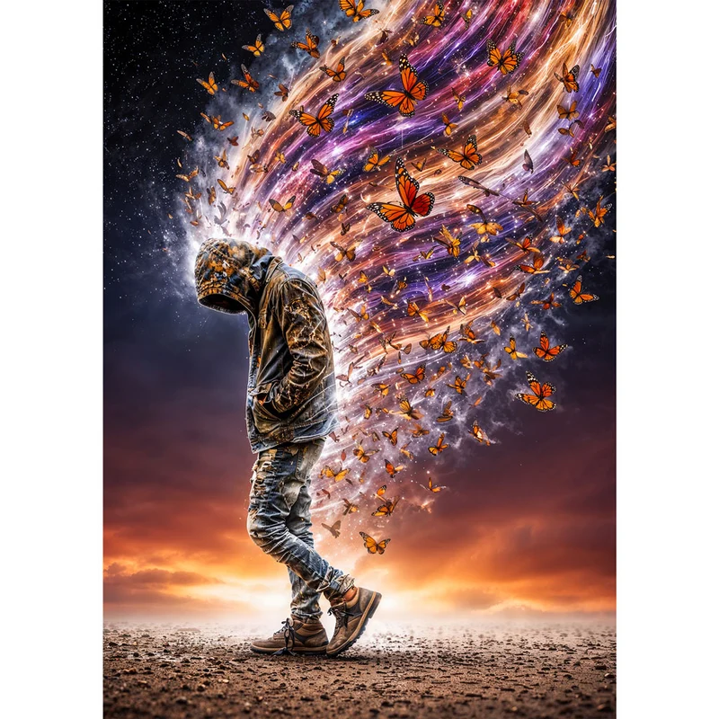 5D Diamond Painting – Fractured Flight