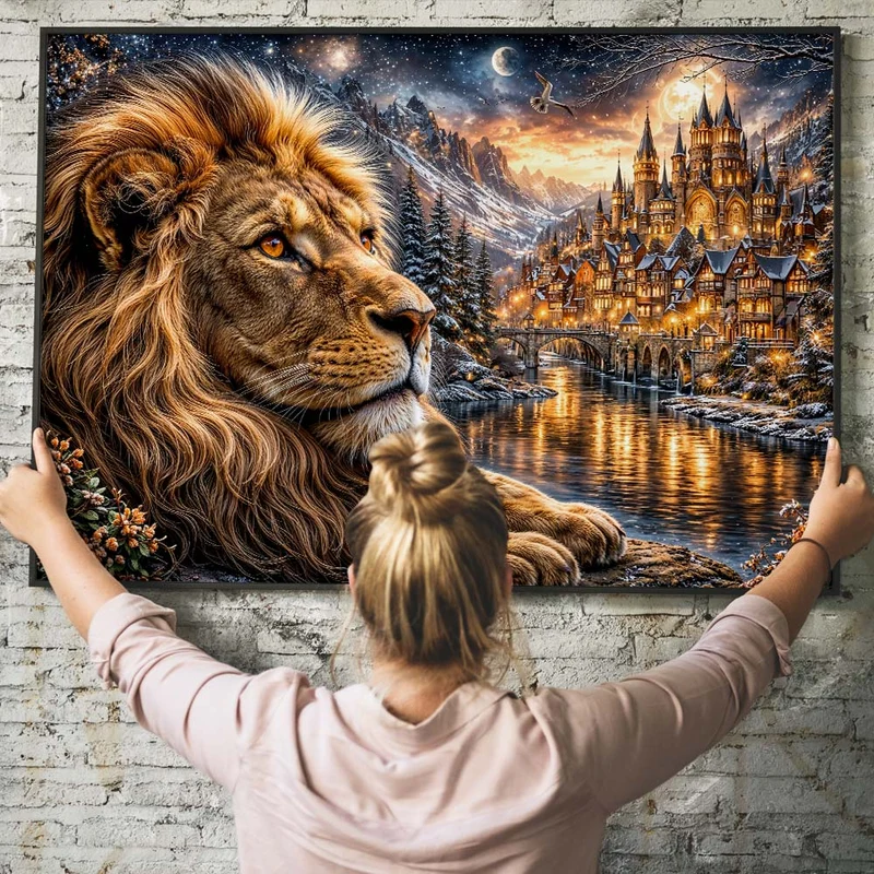 5D Diamond Painting – Golden Dominion