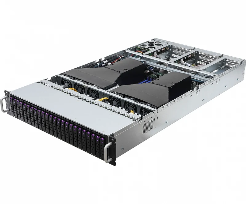 ASRock Rack 2U24E-EGS2 2U Rackmount Server Barebone - Supports Dual 4th Gen Intel Xeon Scalable CPU - 24x 2.5" Hot-Swap - Dual PSU