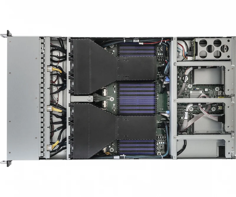 ASRock Rack 2U24E-EGS2 2U Rackmount Server Barebone - Supports Dual 4th Gen Intel Xeon Scalable CPU - 24x 2.5" Hot-Swap - Dual PSU
