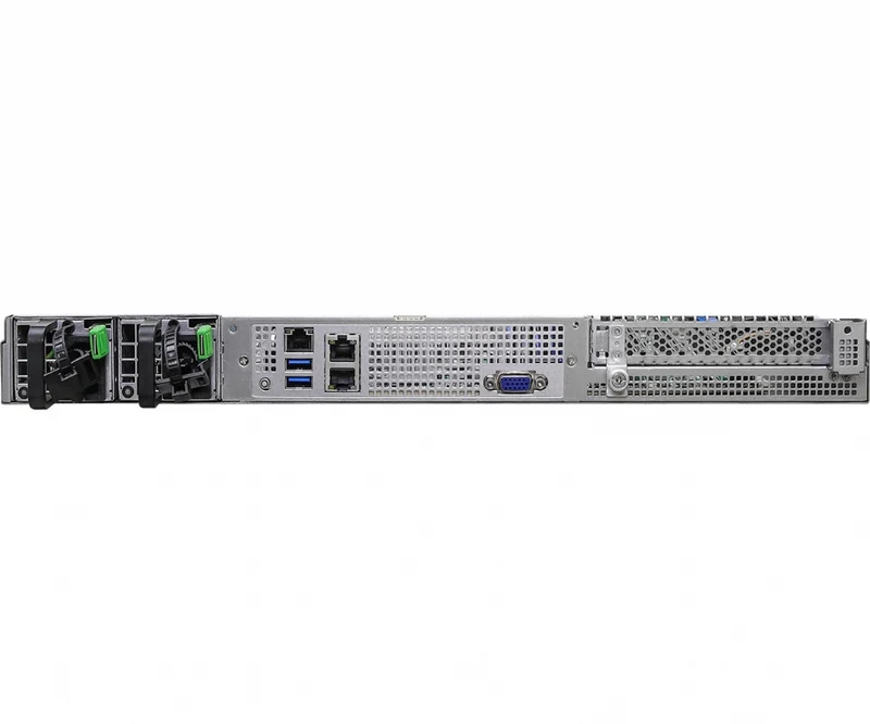 ASRock Rack 1U4L4E-GENOA/2T 1U Rackmount Server Barebone - Supports Single AMD GENOA 4th Gen CPU - 4x 3.5" & 4x 2.5" Hot-Swap - Dual PSU