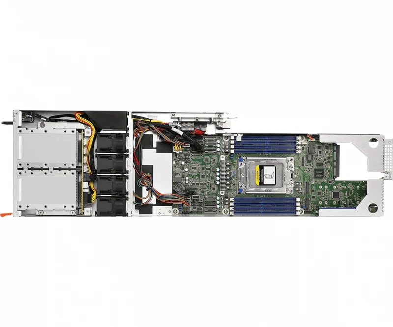ASRock Rack 2U4N-F/ROME-M3 Rackmount Server Barebone - Quad Node Each Supporting Single AMD ROME 3rd Gen CPU - Dual PSU