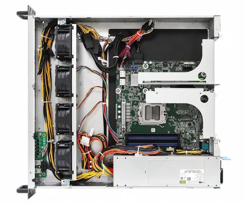 ASRock Rack 2U1G-B650 2U Rackmount Server Barebone - Single AMD EPYC 4004 or Ryzen 7000 Series CPU - Dual PSU