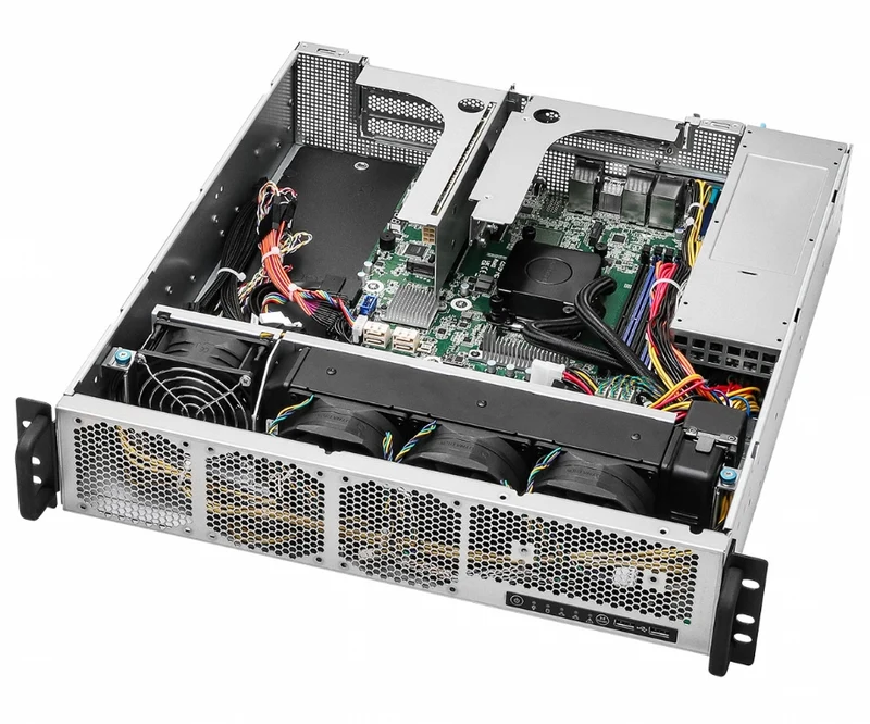 ASRock Rack 2U1G-B650/AQUA 2U Rackmount Server Barebone - Single AMD EPYC 4004 or Ryzen 7000 Series CPU - Liquid Cooled - Dual PSU