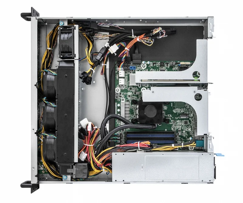 ASRock Rack 2U1G-B650/AQUA 2U Rackmount Server Barebone - Single AMD EPYC 4004 or Ryzen 7000 Series CPU - Liquid Cooled - Dual PSU