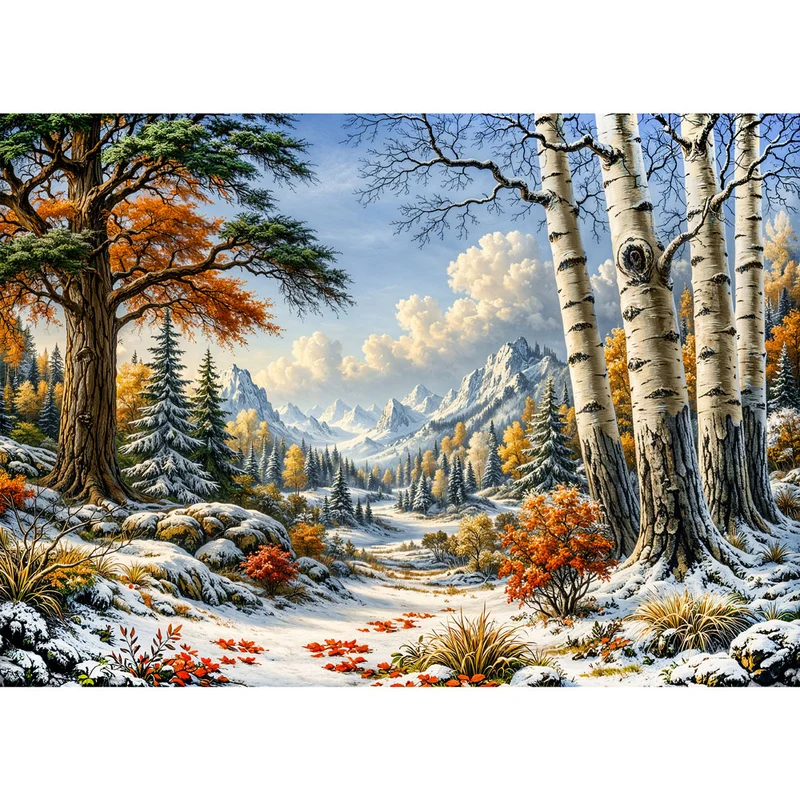 5D Diamond Painting – Silent Seasons