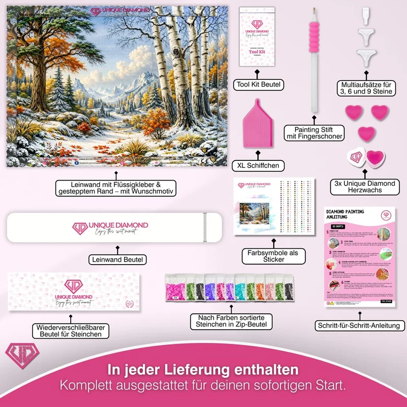 5D Diamond Painting – Silent Seasons