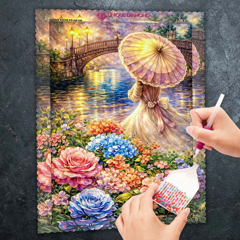 5D Diamond Painting – Golden Reverie