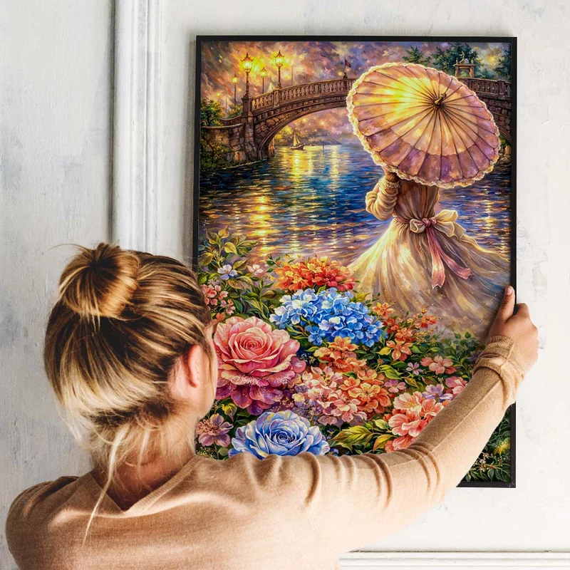 5D Diamond Painting – Golden Reverie