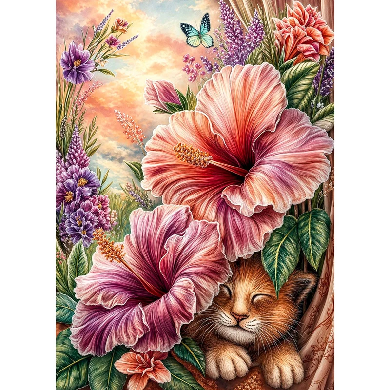 5D Diamond Painting – Velvet Bloom